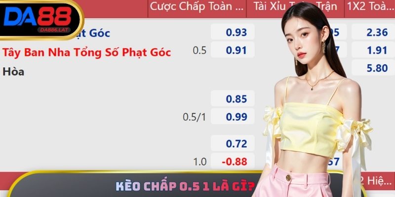 Giải thích khái niệm kèo chấp 0.5 1 là gì